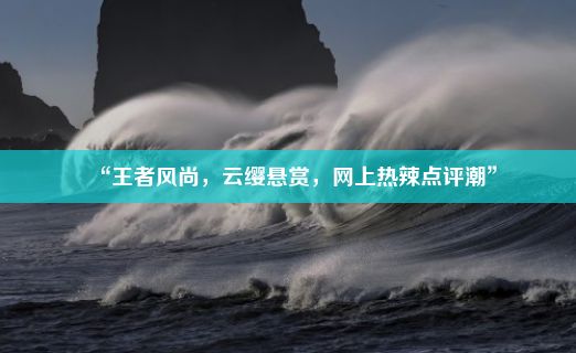 “王者风尚，云缨悬赏，网上热辣点评潮”