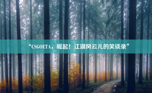 “CSGOETA，崛起！江湖风云儿的笑谈录”