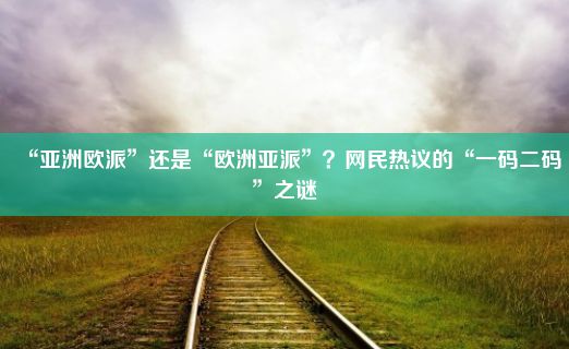 “亚洲欧派”还是“欧洲亚派”？网民热议的“一码二码”之谜